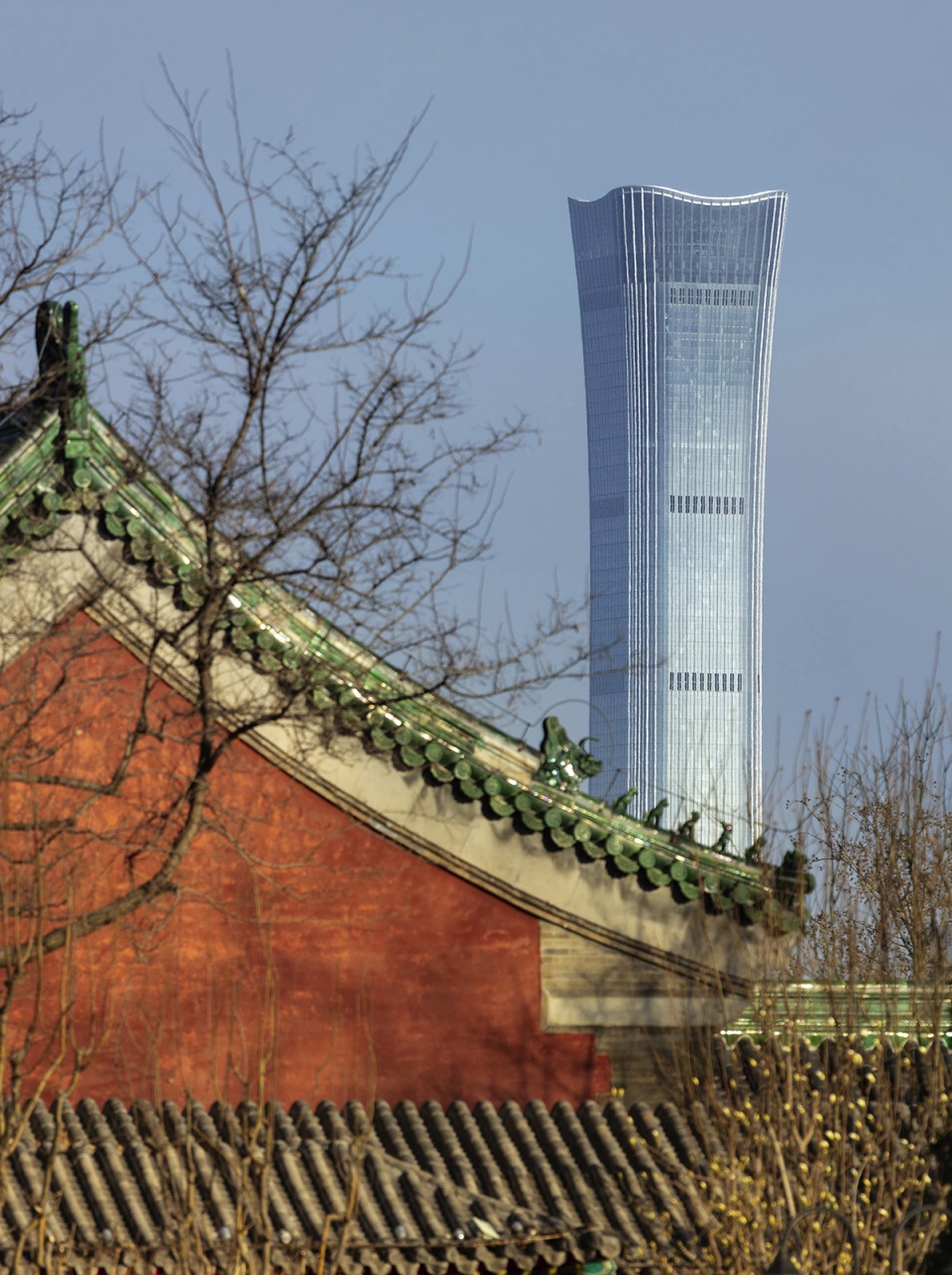 北京第一高楼中信大厦中国尊kpf