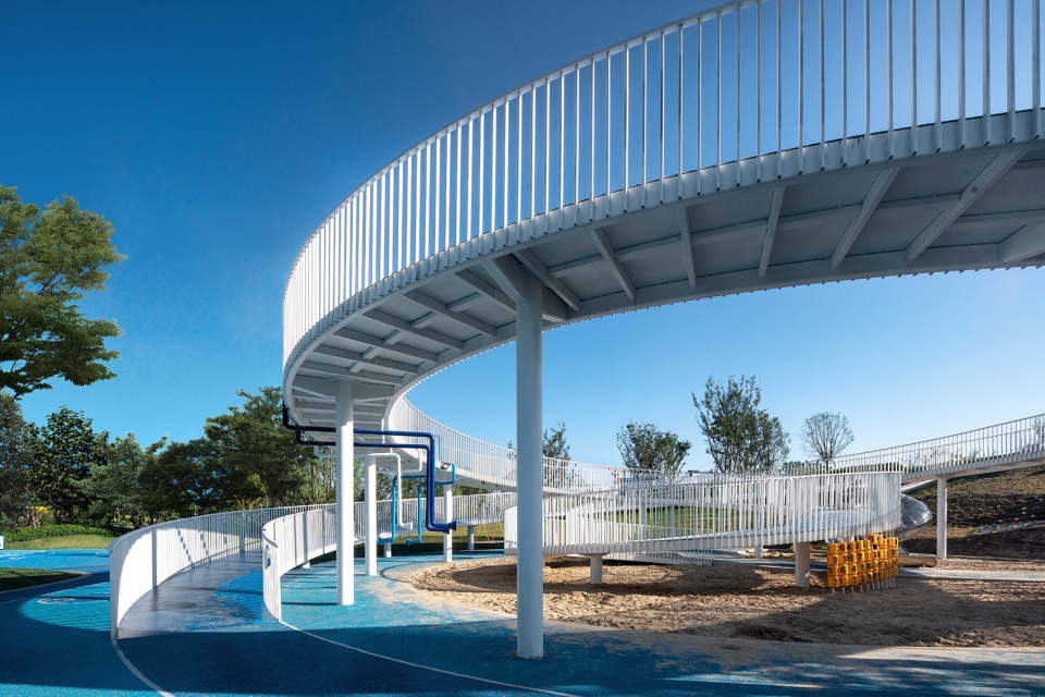 Zibo High tech District Cultural Sports Park China by GVL Design Group