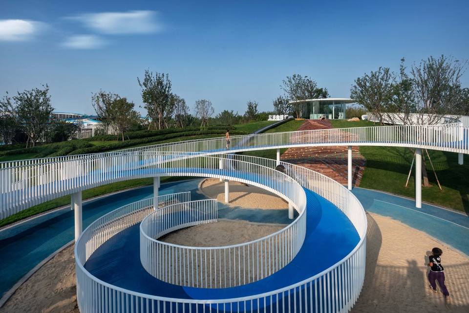 Zibo High tech District Cultural Sports Park China by GVL Design Group