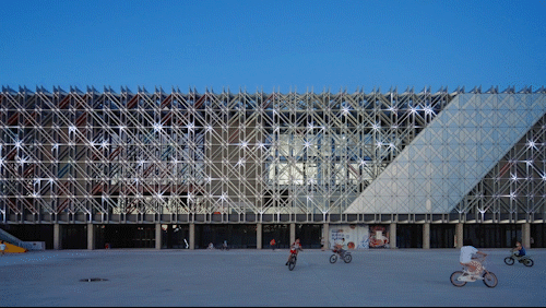 lighting design for wukesong ice sports center by purilighting