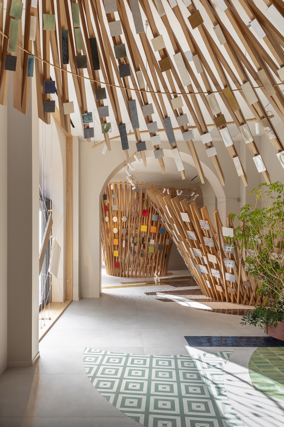 ceramiche ragno showroom milan by benedetta tagliabue embt architects