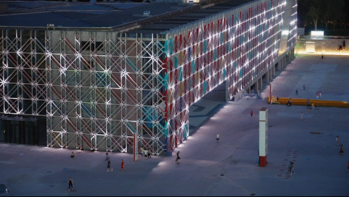 lighting design for wukesong ice sports center by purilighting