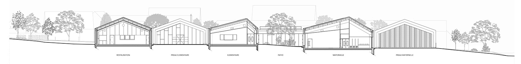 Les Coteaux FLeuris School by HEMAA and Hesters Oyon