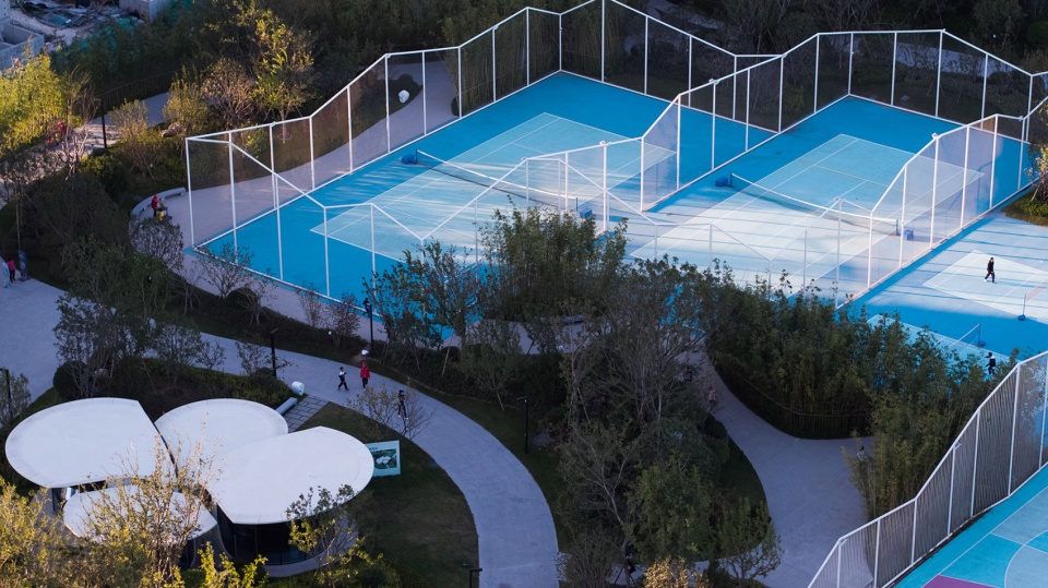 Zibo High tech District Cultural Sports Park China by GVL Design Group