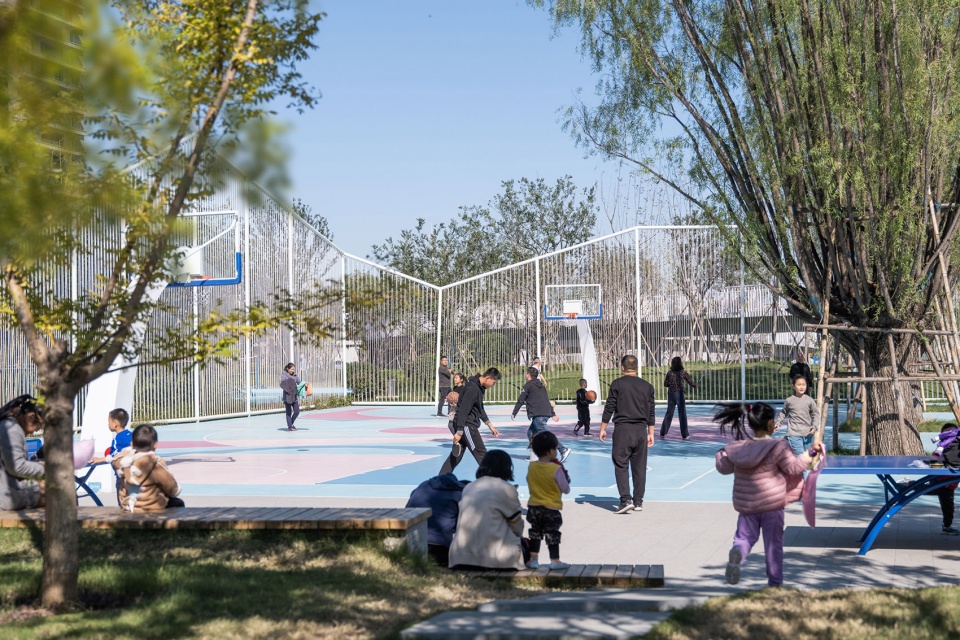Zibo High tech District Cultural Sports Park China by GVL Design Group
