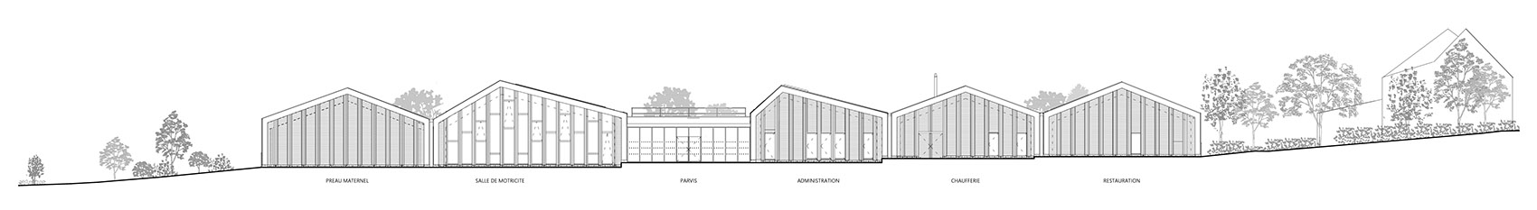 Les Coteaux FLeuris School by HEMAA and Hesters Oyon