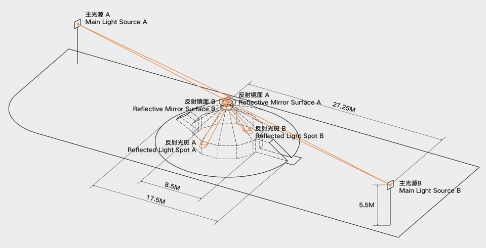 spatial design for wu jianan solo exhibition the huge sand dunes are the bed of the sea china by pills architects
