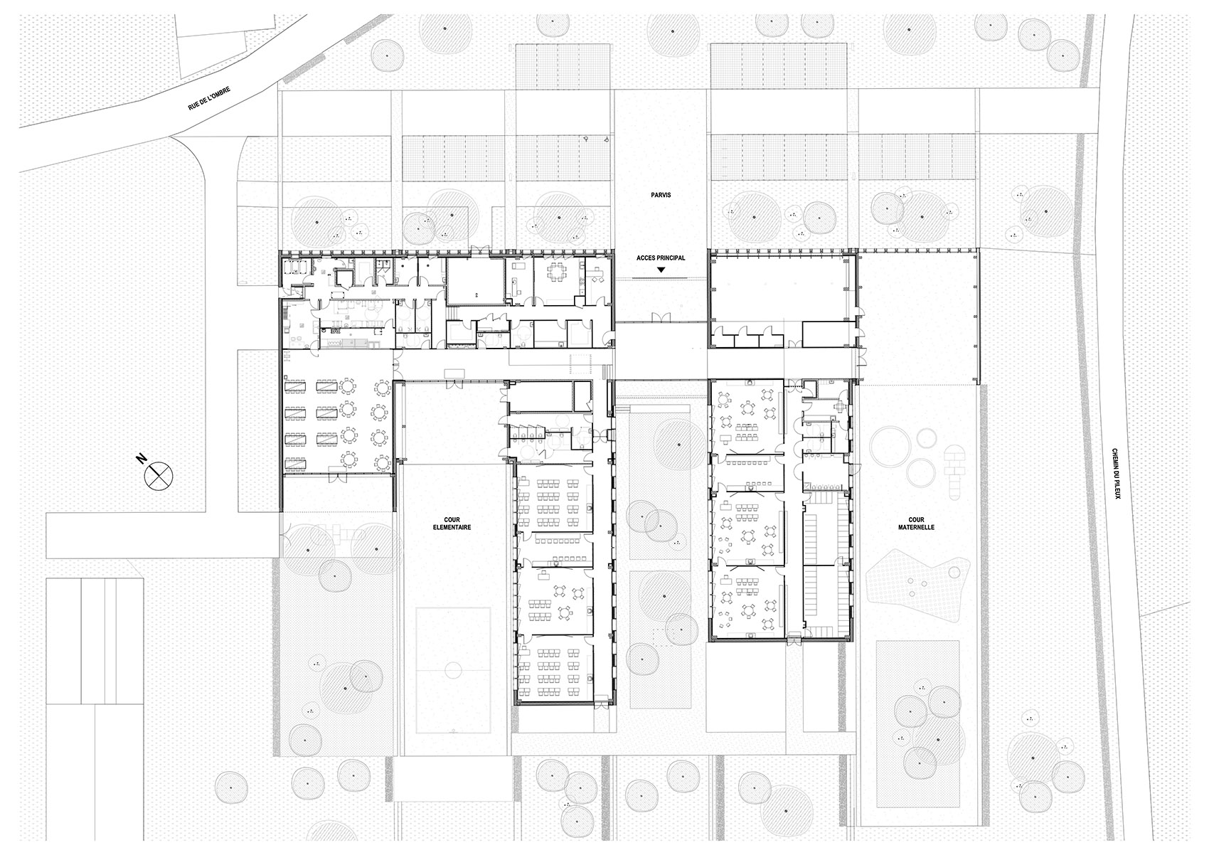 Les Coteaux FLeuris School by HEMAA and Hesters Oyon
