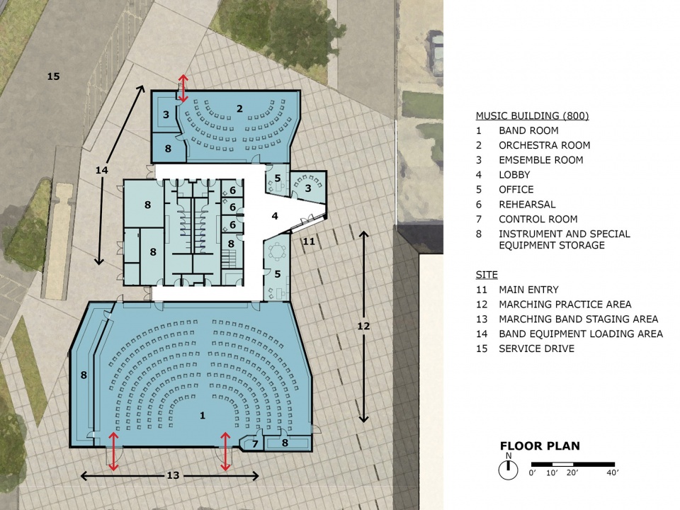 Mira Mesa High School New Classrooms And Music Building by Architects Mosher Drew