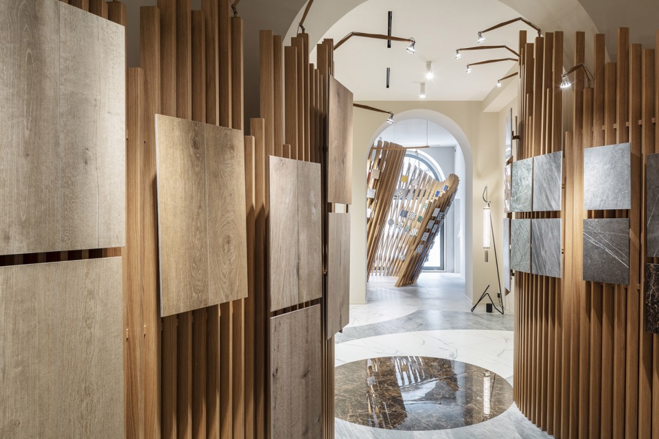 ceramiche ragno showroom milan by benedetta tagliabue embt architects