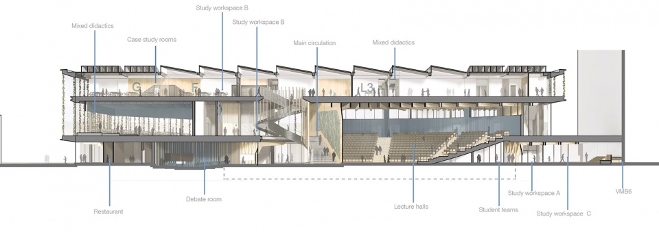 unstudio completes echo at tu delft