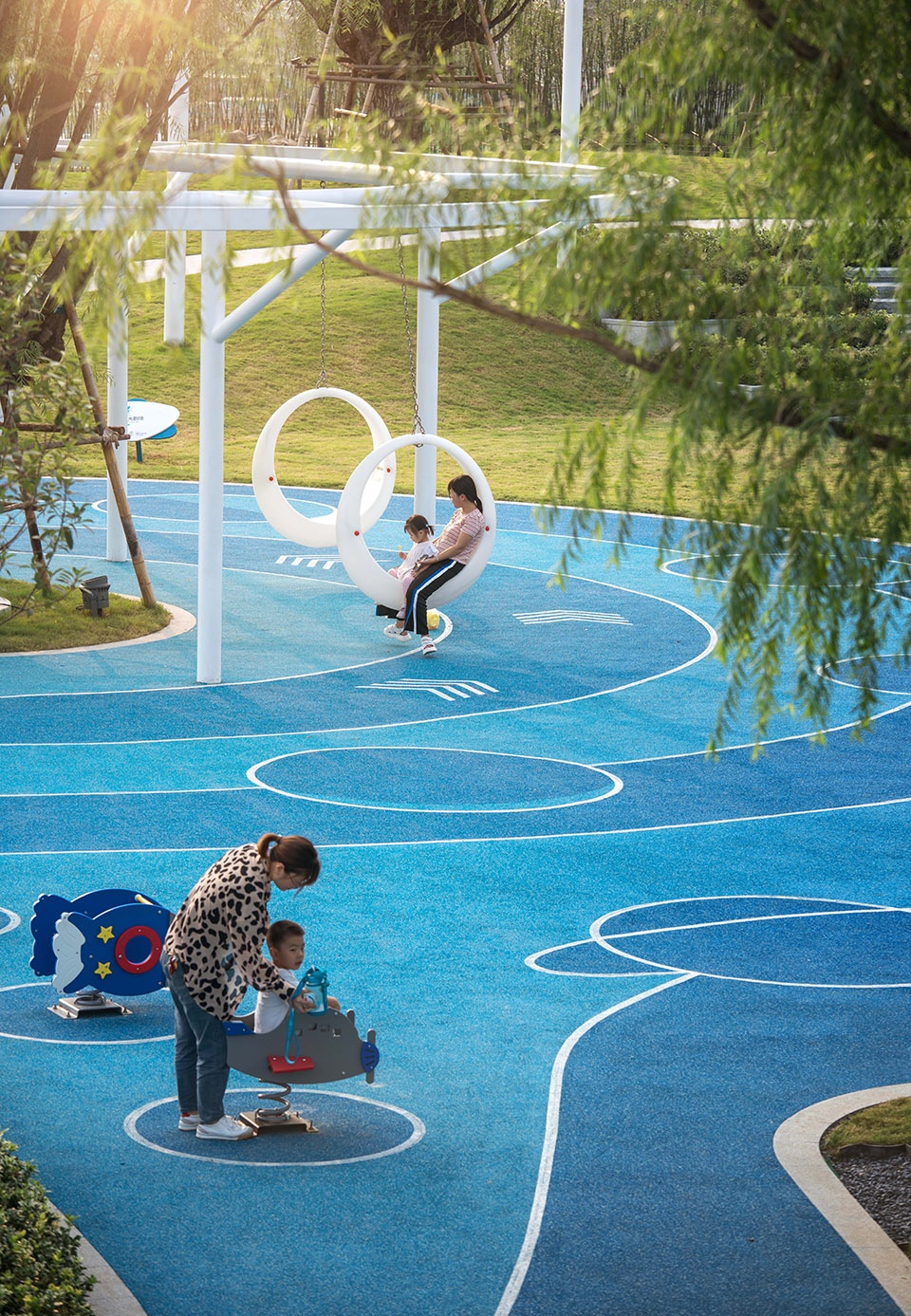 Zibo High tech District Cultural Sports Park China by GVL Design Group