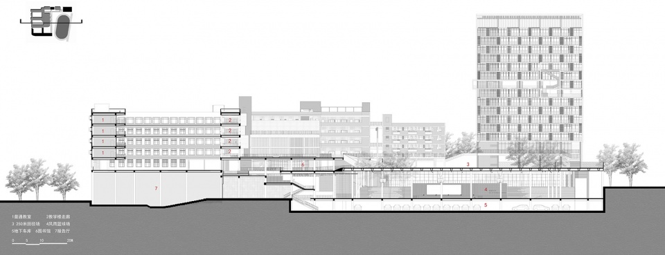 Reconstruction and extension project of Qilin Middle School Shenzhen by Yuanism Architects SUIADR