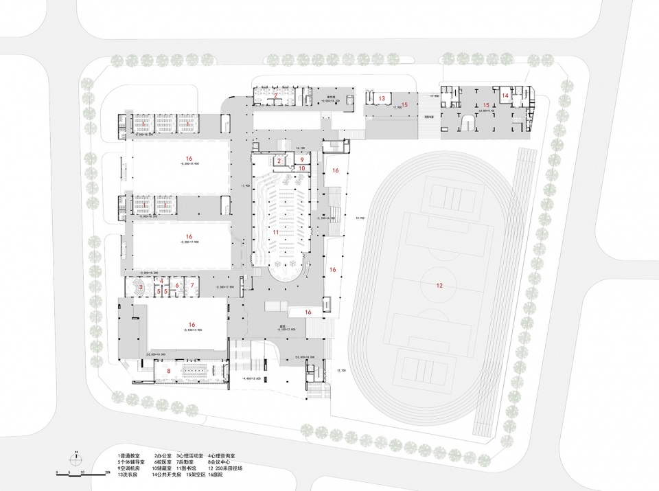 Reconstruction and extension project of Qilin Middle School Shenzhen by Yuanism Architects SUIADR