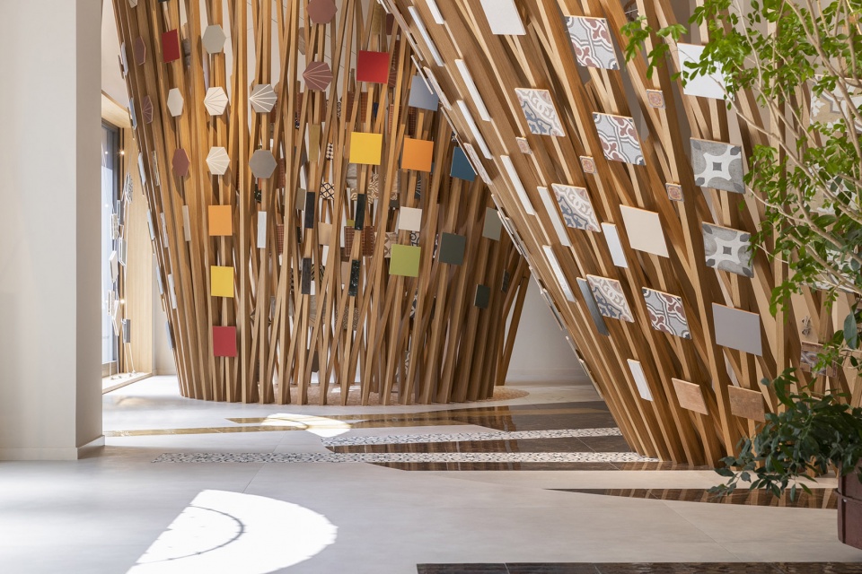 ceramiche ragno showroom milan by benedetta tagliabue embt architects