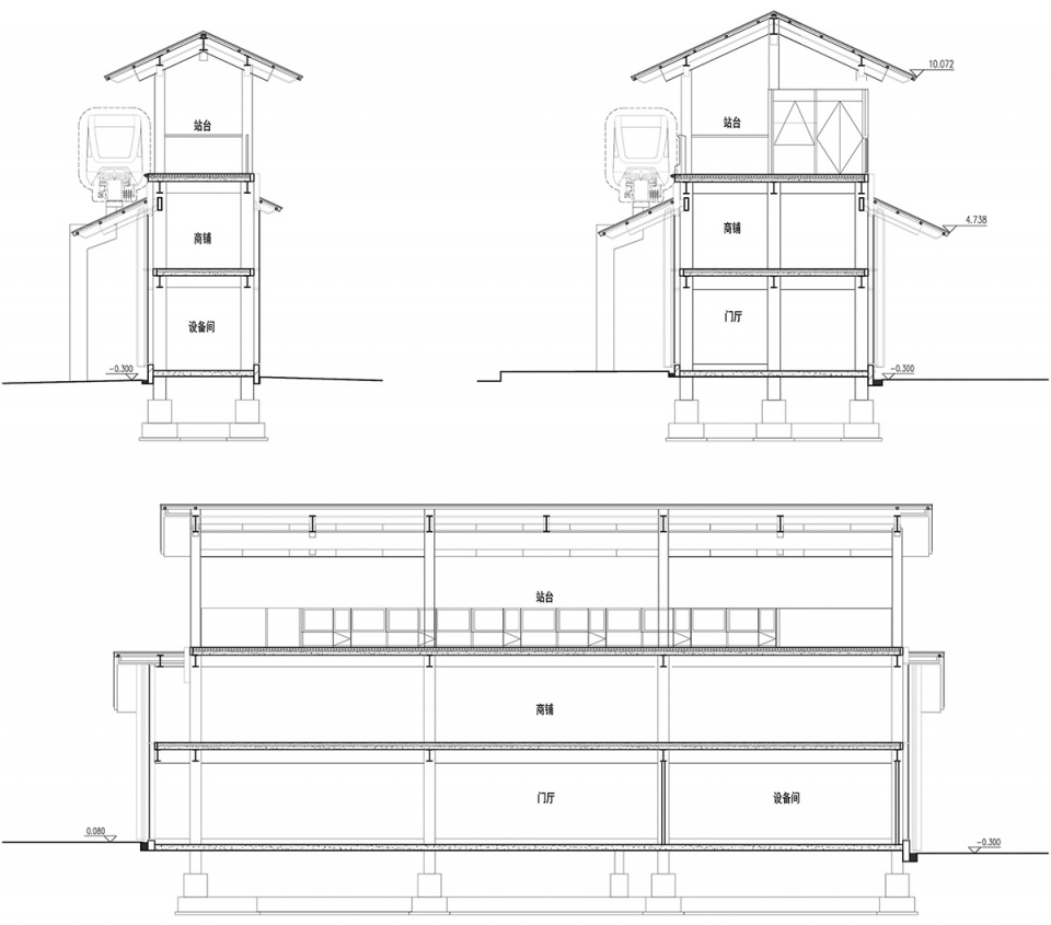 renovation of qujiang sightseeing lrt line stations by ddb architects shanghai