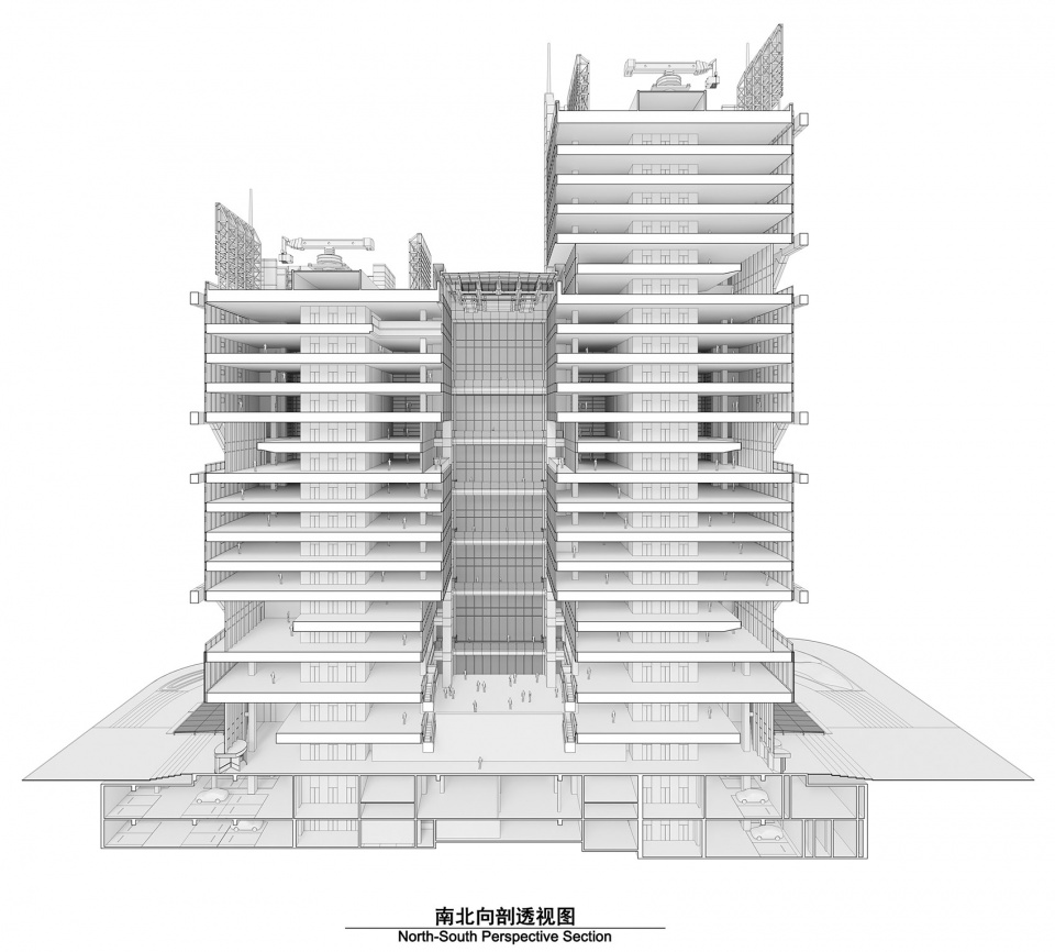 The Exo Towers Ruifeng Digital Finance Center China by UUA