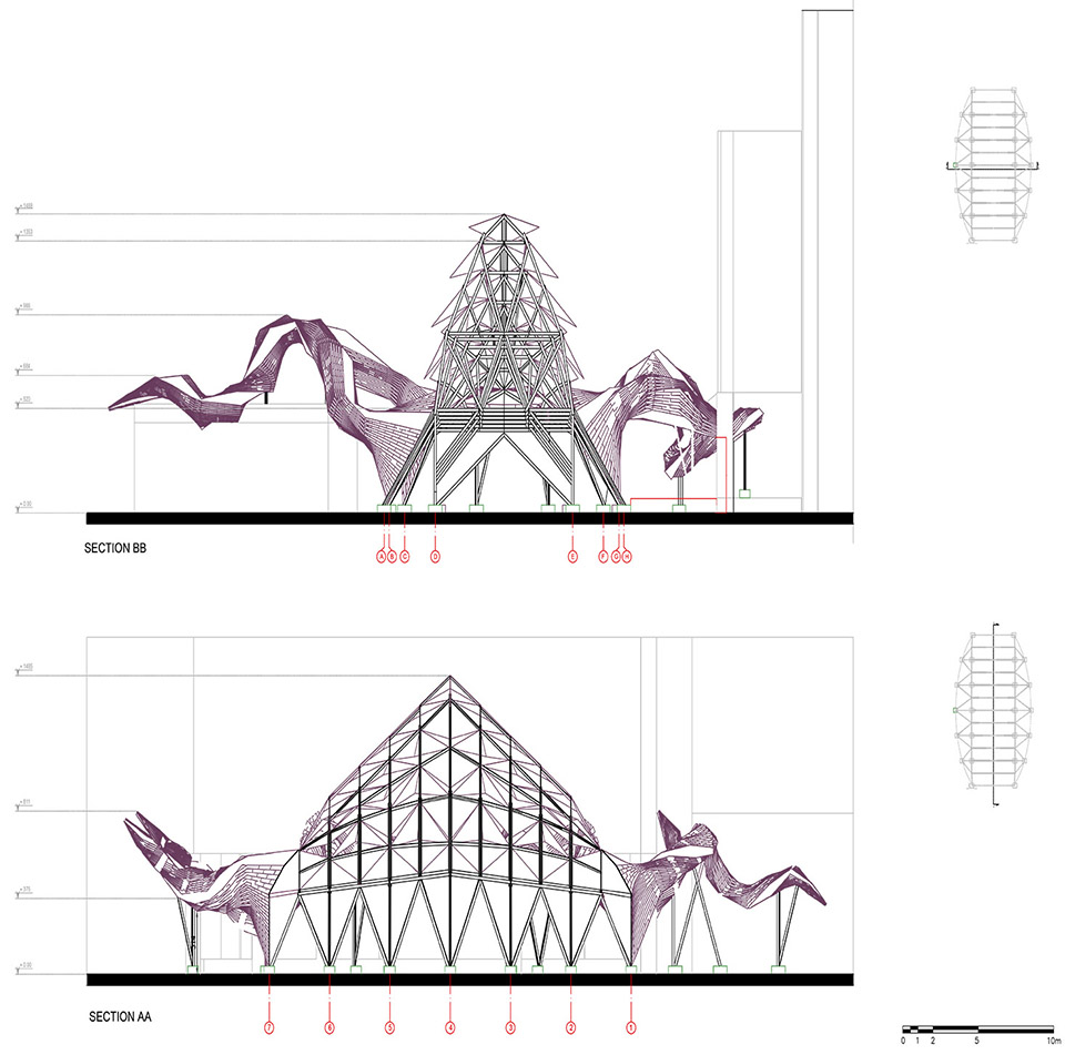 Le Kraken Installation by UV LAB