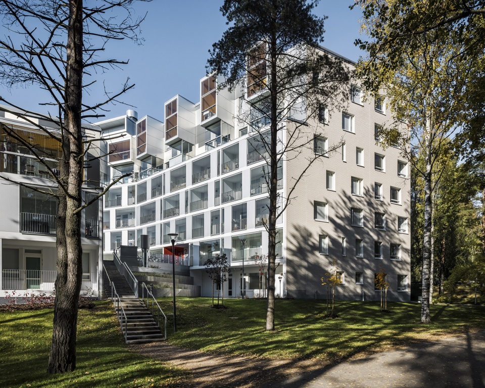 pyhatunturintie 2 public housing block helsinki by lahdelma mahlamaki architects