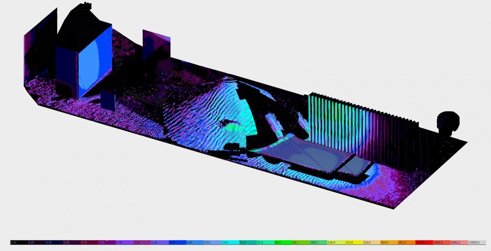 spatial design for wu jianan solo exhibition the huge sand dunes are the bed of the sea china by pills architects