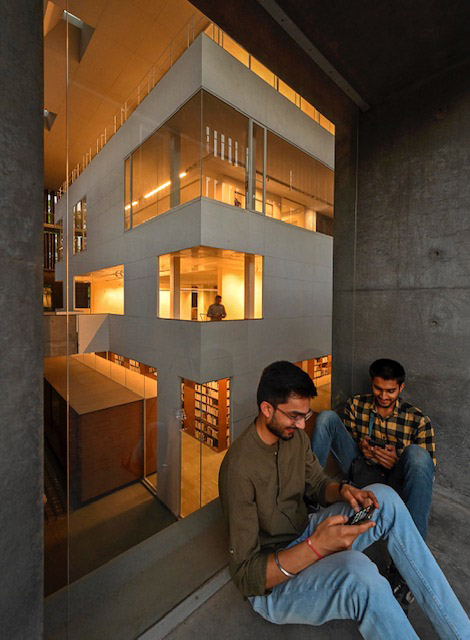 Lilavati Lalbhai Library Cept University Ahmedabad By Rma Architects