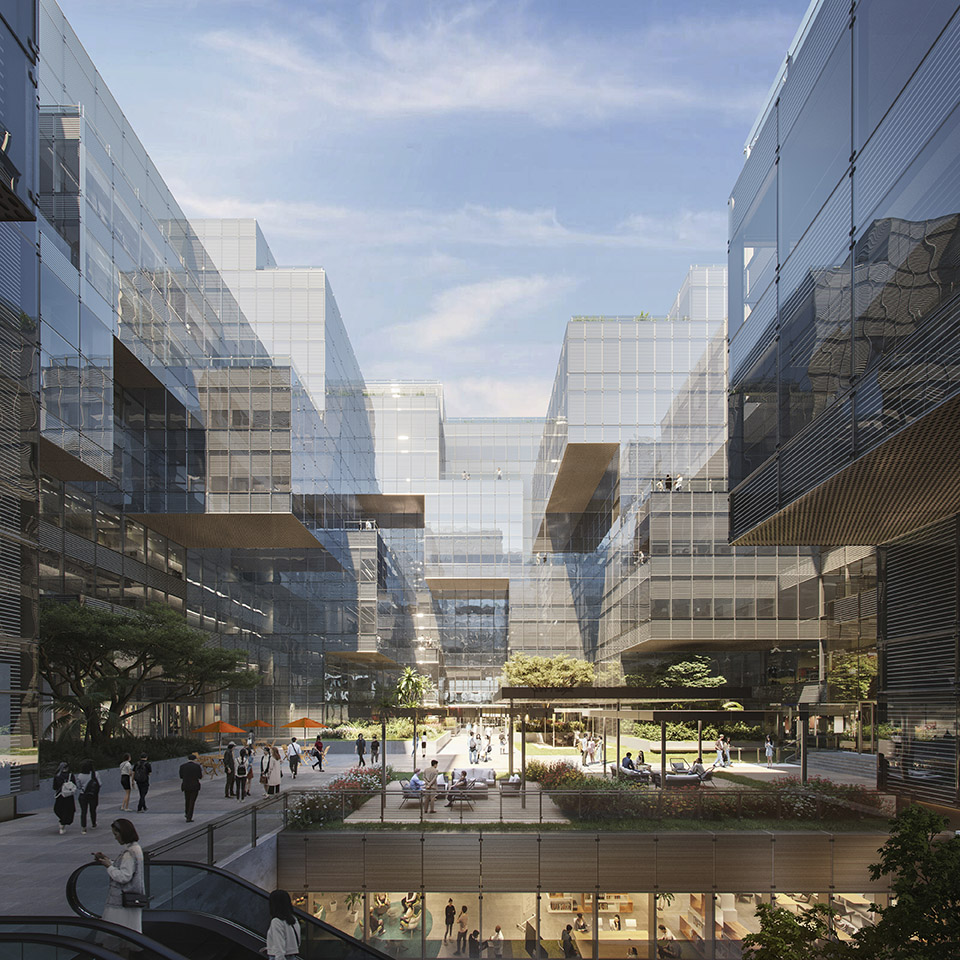 SOM Designs Headquarters for Alibaba’s Shanghai Campus - 谷德设计网