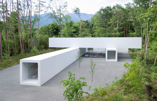 culvert guesthouse by nendo