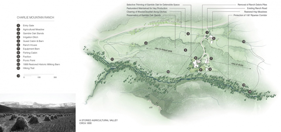2021 asla residential design award of honor charlie mountain ranch the renewal of a rural landscape design workshop inc