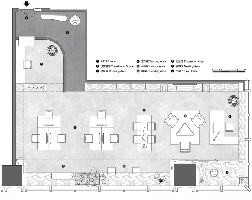 more than arch working space by more than arch studio
