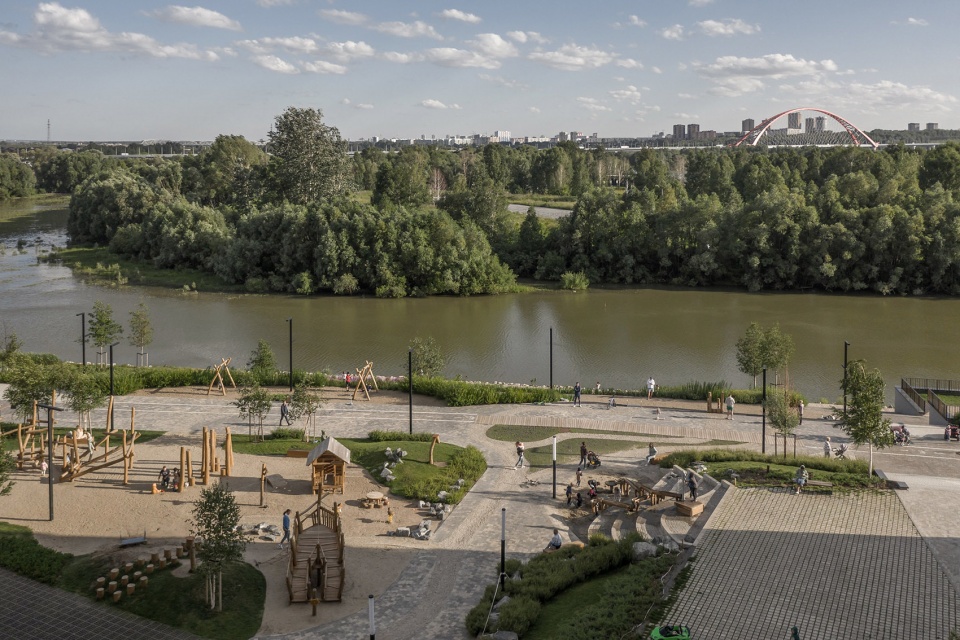 riverfront park in novosibirsk by аfа landmark architects sp architektura krajobrazu