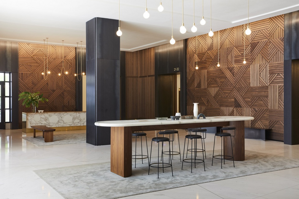 Summer Street Lobby by Atelier Cho Thompson
