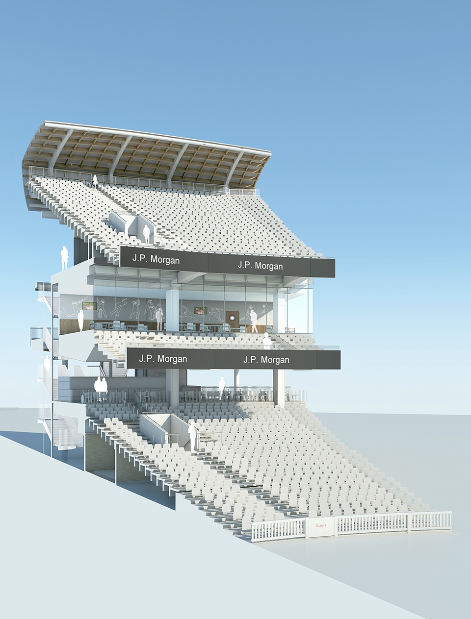 Compton Edrich Stands Lord s Cricket Ground London by Wilkinson Eyre Architects