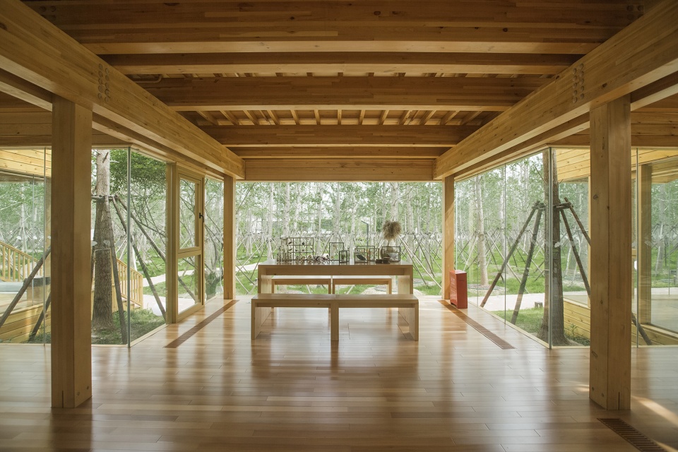 Ginkgo Forest Tea House China by MADAM Hexia Architects