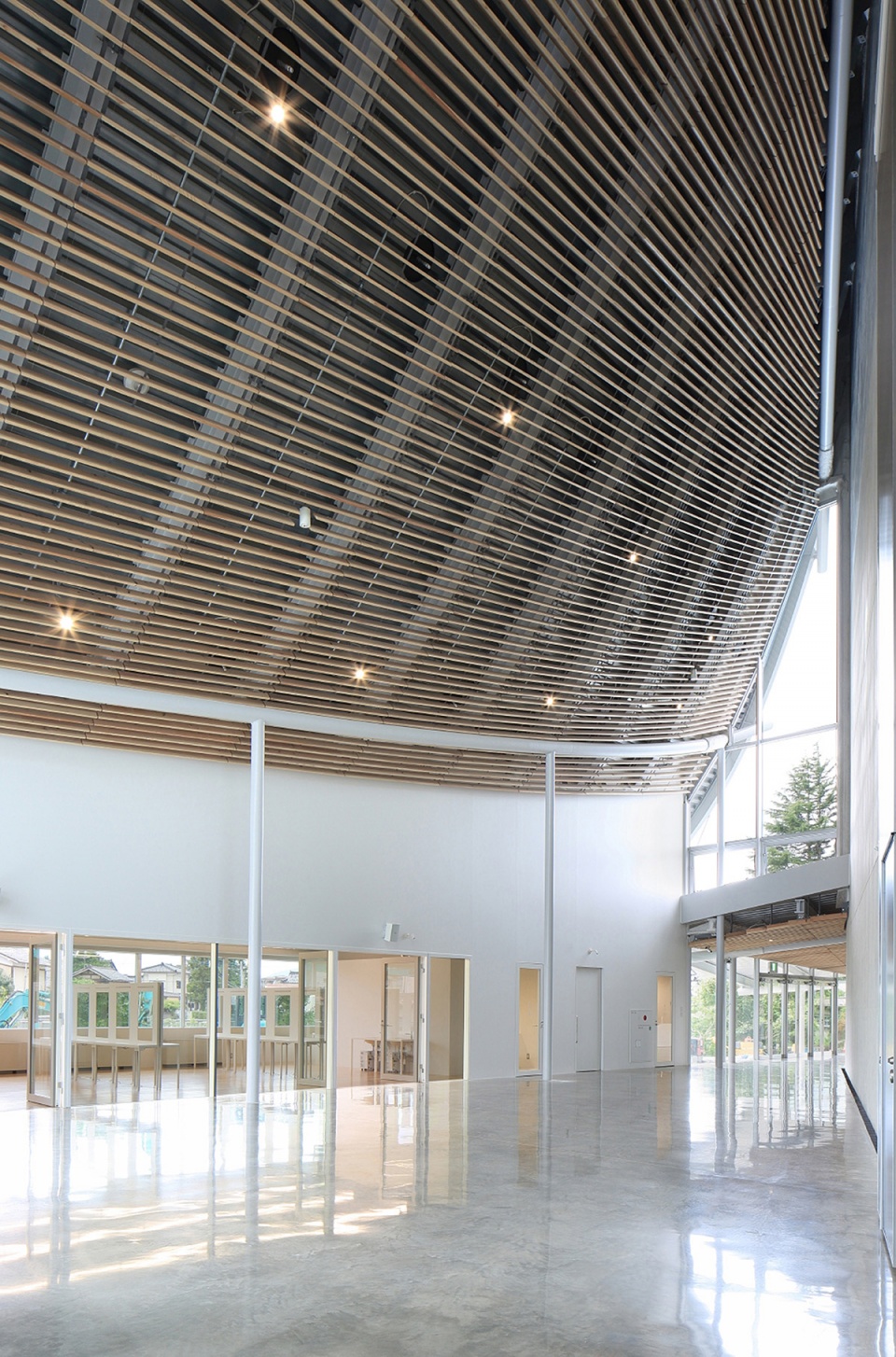 tsuruoka cultural hall by sanaa