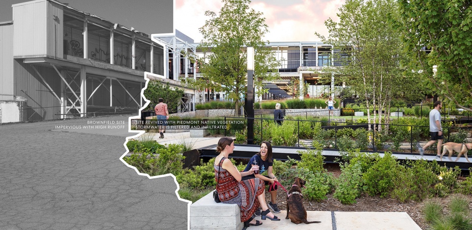 2021 asla general design award of honor atlanta dairies perkinswill