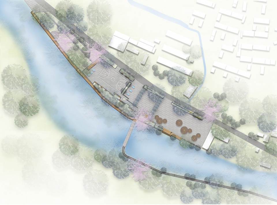 upgrading design of chestnut blossom valley scenic road in bohai town of huairou
