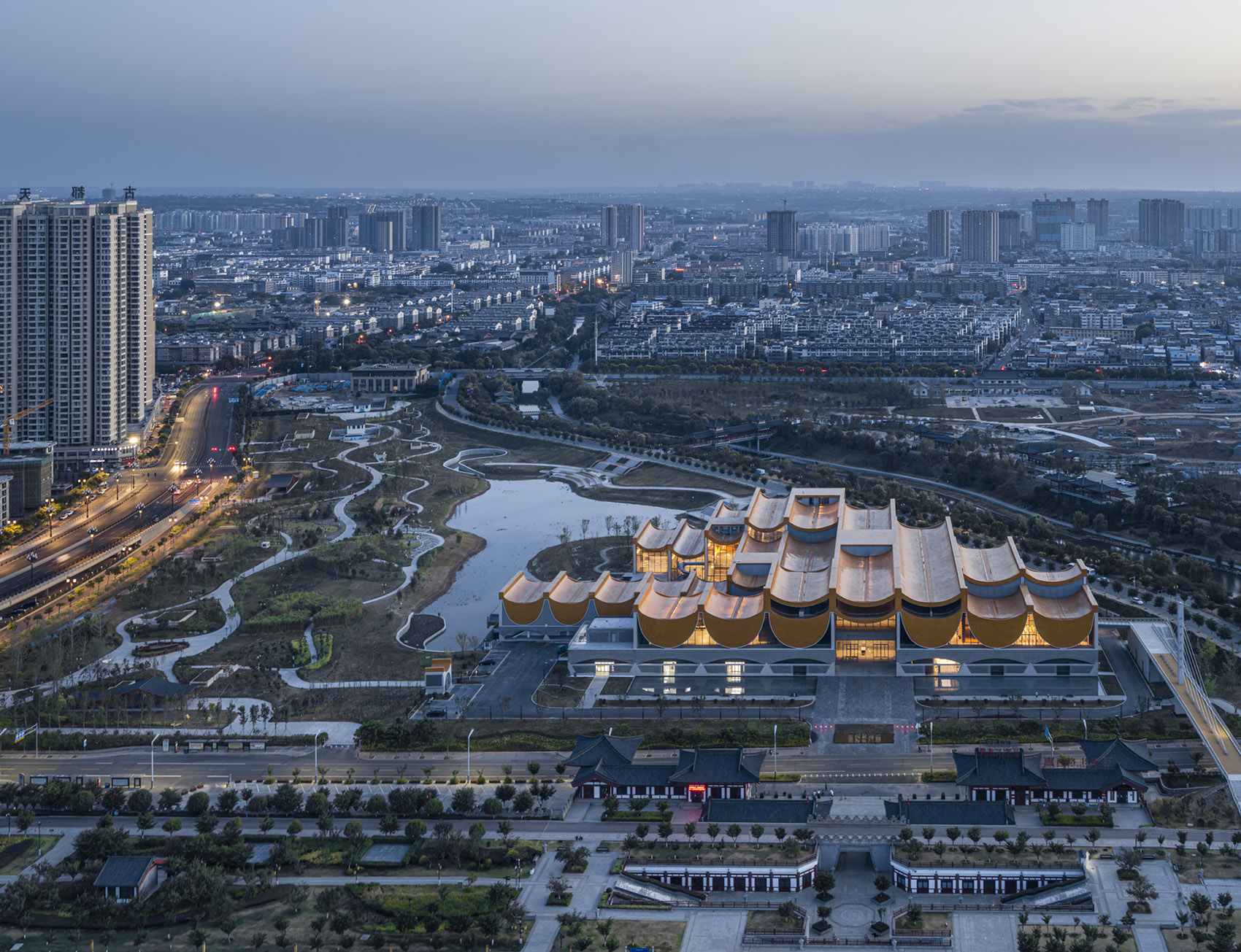 SuiTang Dynasties Grand Canal Culture Museum, Luoyang, China by TJAD