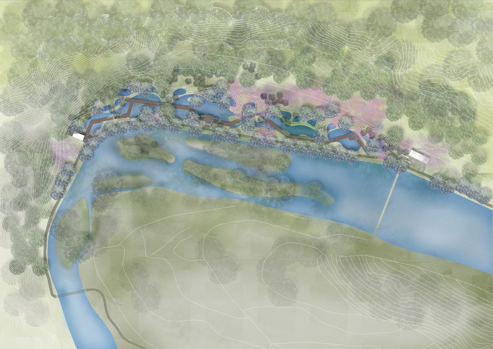 upgrading design of chestnut blossom valley scenic road in bohai town of huairou