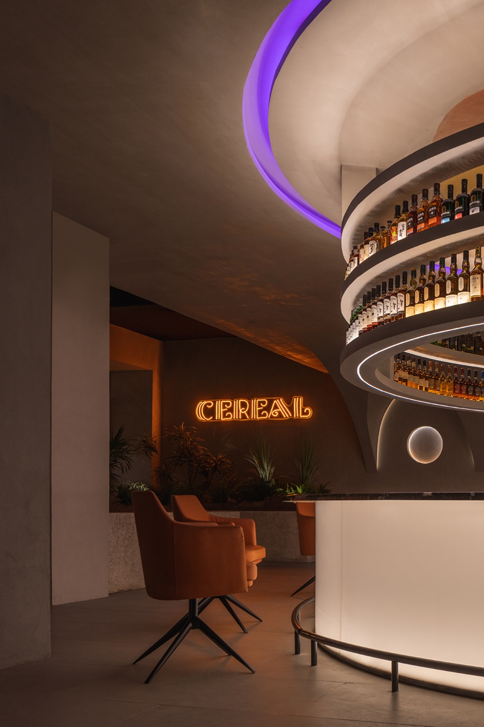 cereal whisky bar by hoooldesign