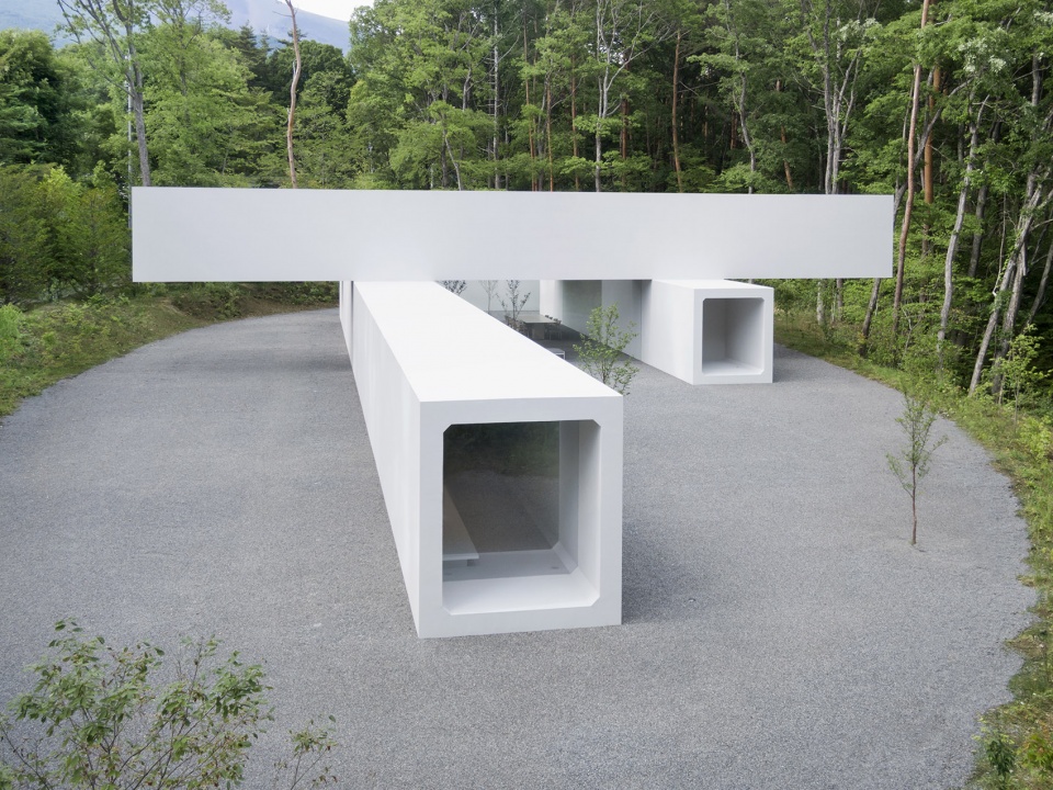 culvert guesthouse by nendo