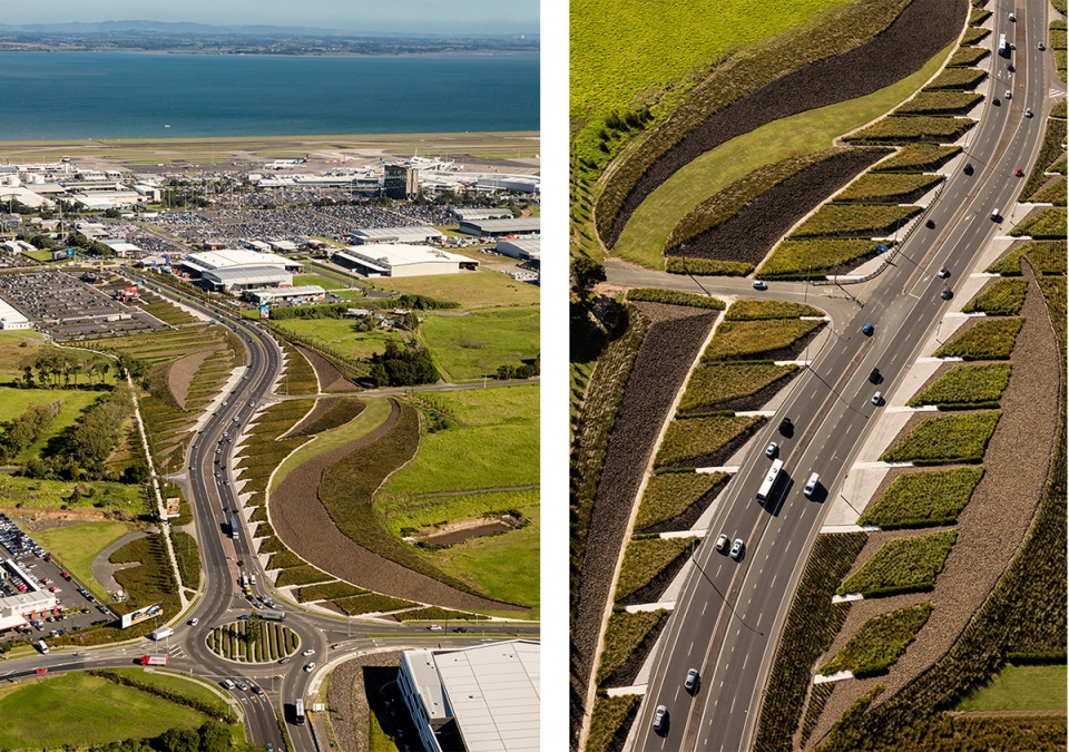 2021 asla general design award of honor auckland international airport surfacedesign inc