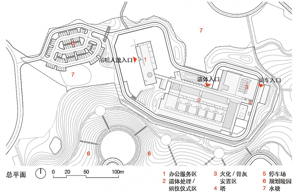 Huoshan County Mortuary China by Hefei University of Technology Design Institute Group Co Ltd
