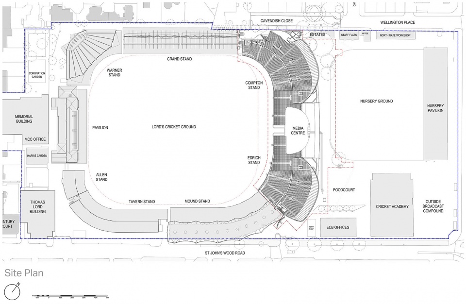 Compton Edrich Stands Lord s Cricket Ground London by Wilkinson Eyre Architects