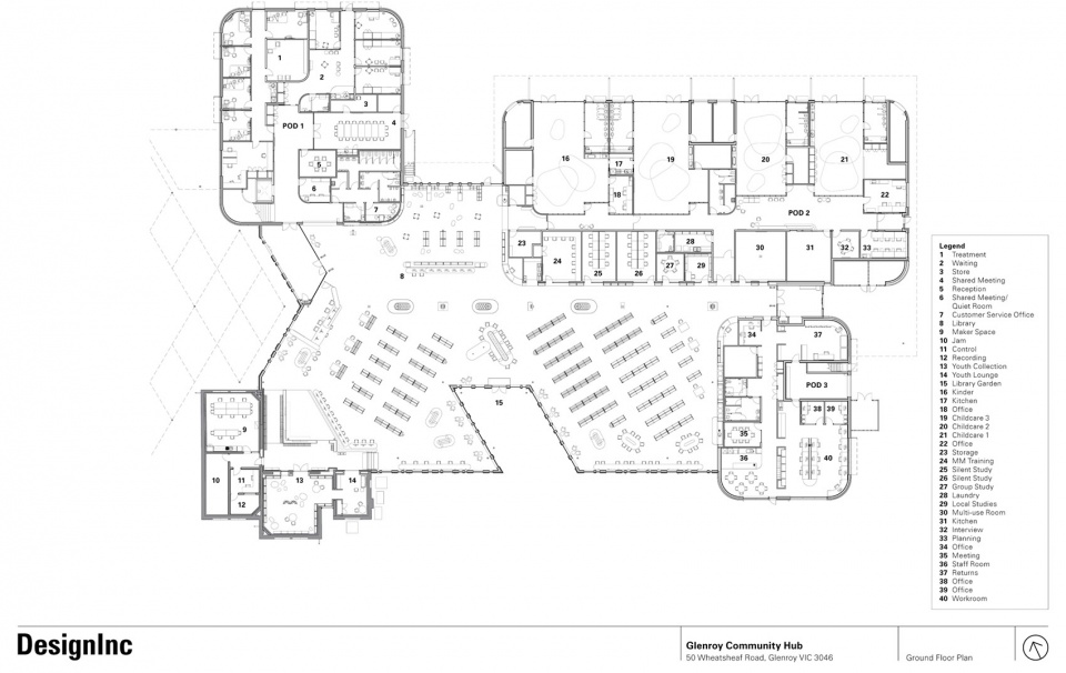 Glenroy Community Hub by DesignInc