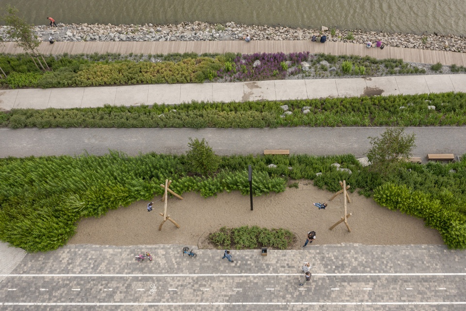 riverfront park in novosibirsk by аfа landmark architects sp architektura krajobrazu