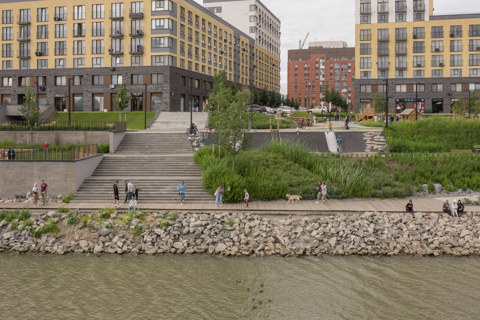 riverfront park in novosibirsk by аfа landmark architects sp architektura krajobrazu