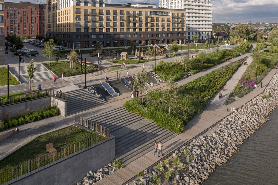 riverfront park in novosibirsk by аfа landmark architects sp architektura krajobrazu