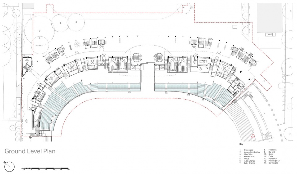 Compton Edrich Stands Lord s Cricket Ground London by Wilkinson Eyre Architects