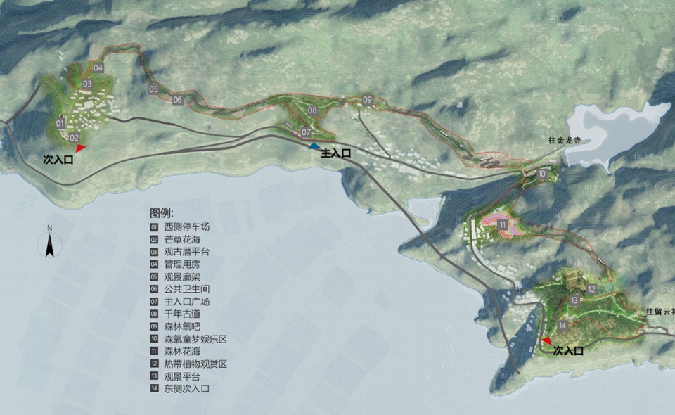 sansha light and shadow town leisure trail phase ii project by shanghai cm sesign landscape design