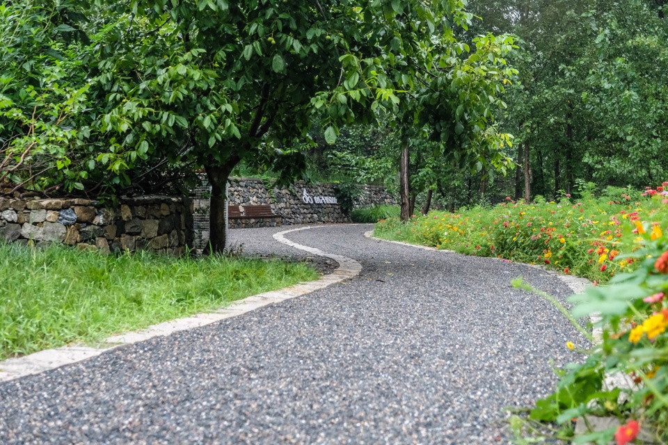 upgrading design of chestnut blossom valley scenic road in bohai town of huairou